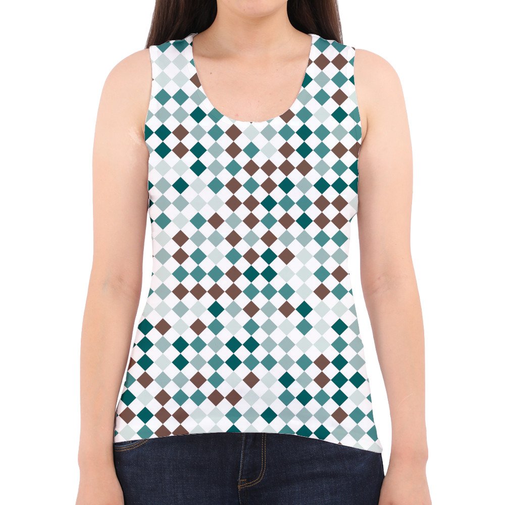 Mountain Lodge PD Women Tank Top - Image 2