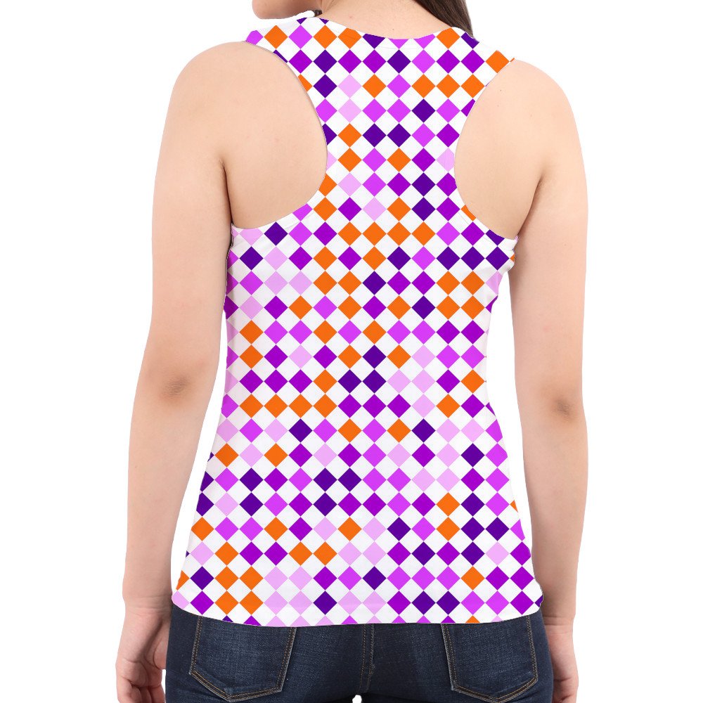 Neon Sunset PD Women Tank Top - Image 3