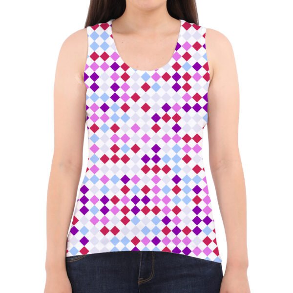 Raspberry Cloud PD Women Tank Top - Image 2