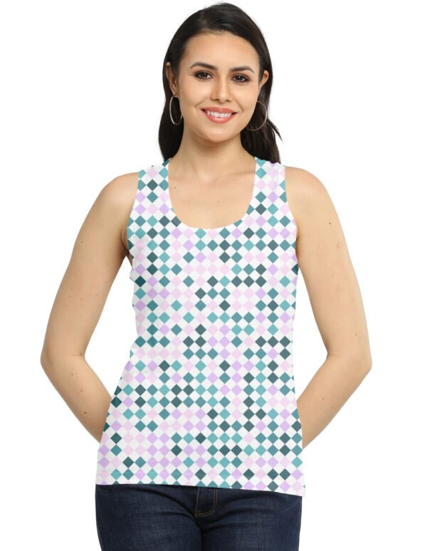 Summer Lilac PD Women Tank Top
