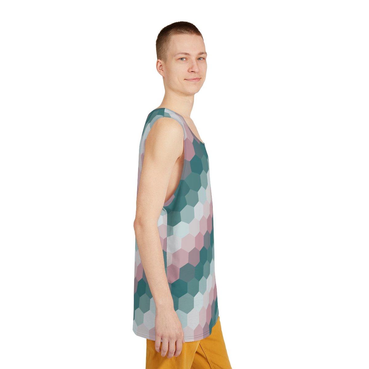 Retro Romance GH Men Sleeveless Tee - Image 6