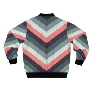 Rosy Cheeks Chevron Men Bomber Jacket