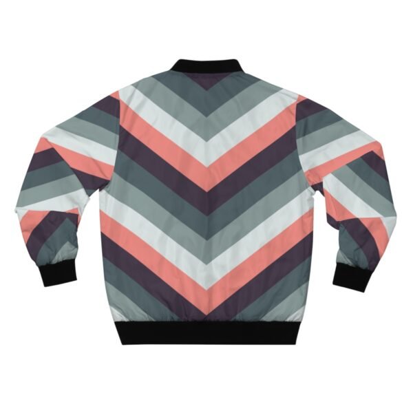 Rosy Cheeks Chevron Men Bomber Jacket