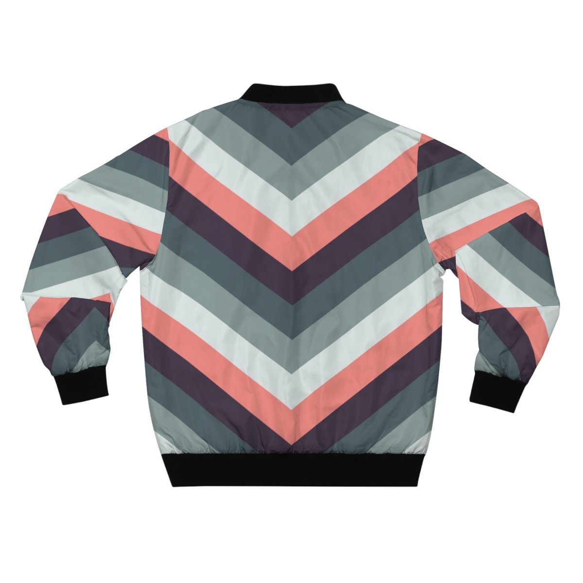 Rosy Cheeks Chevron Men Bomber Jacket - Image 1