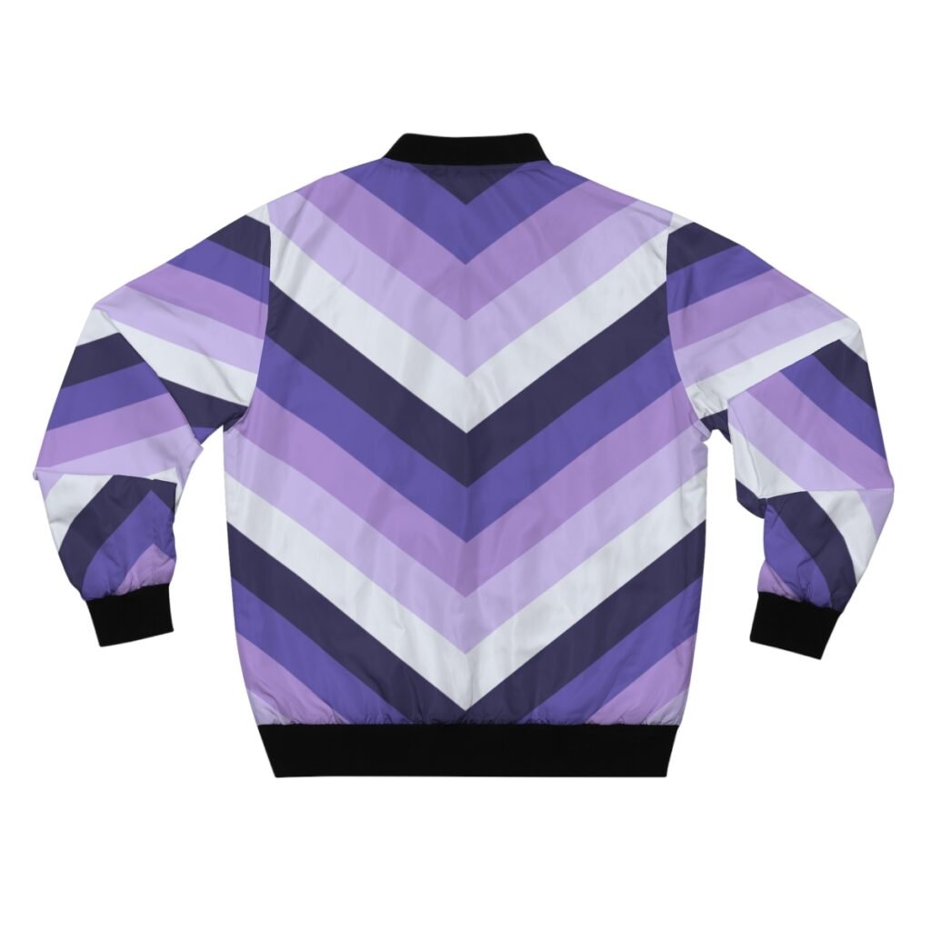 Royal Velvet Chevron Men Bomber Jacket