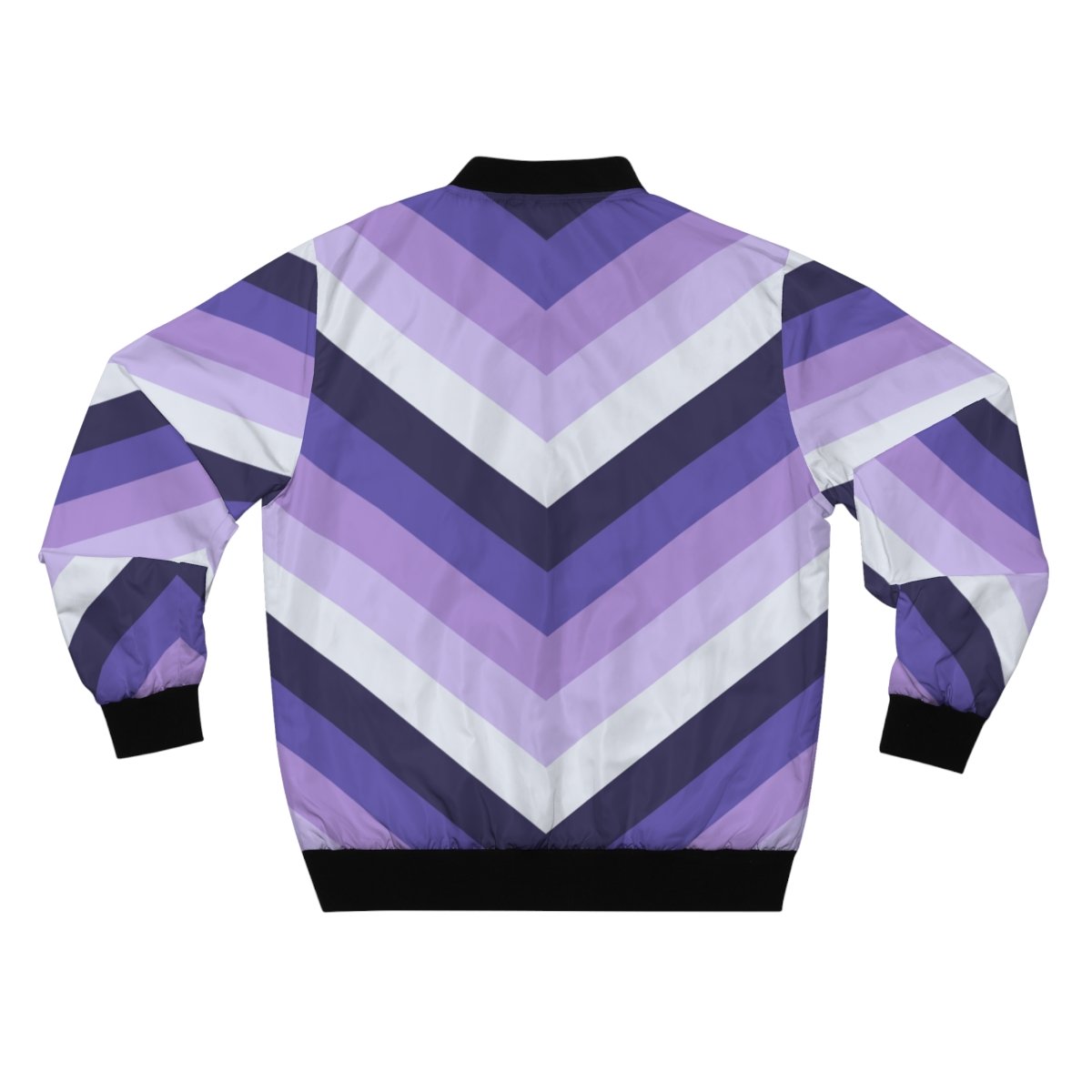 Royal Velvet Chevron Men Bomber Jacket - Image 1