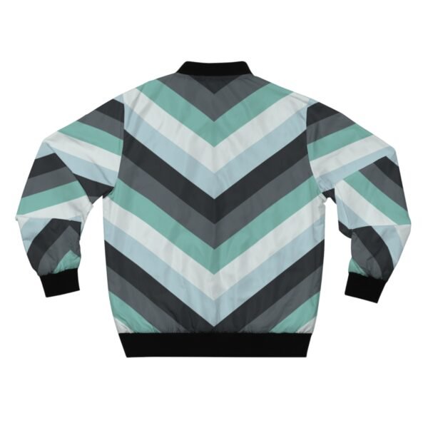 Stormy Ocean Chevron Men Bomber Jacket