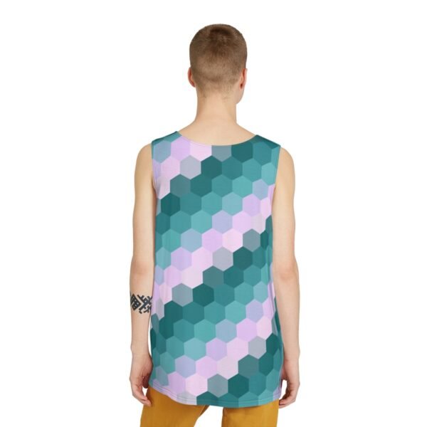 Summer Lilac GH Men Sleeveless Tee - Image 2