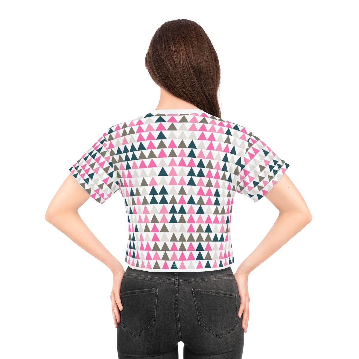 Vintage Rose PT Female Crop Top - Image 2