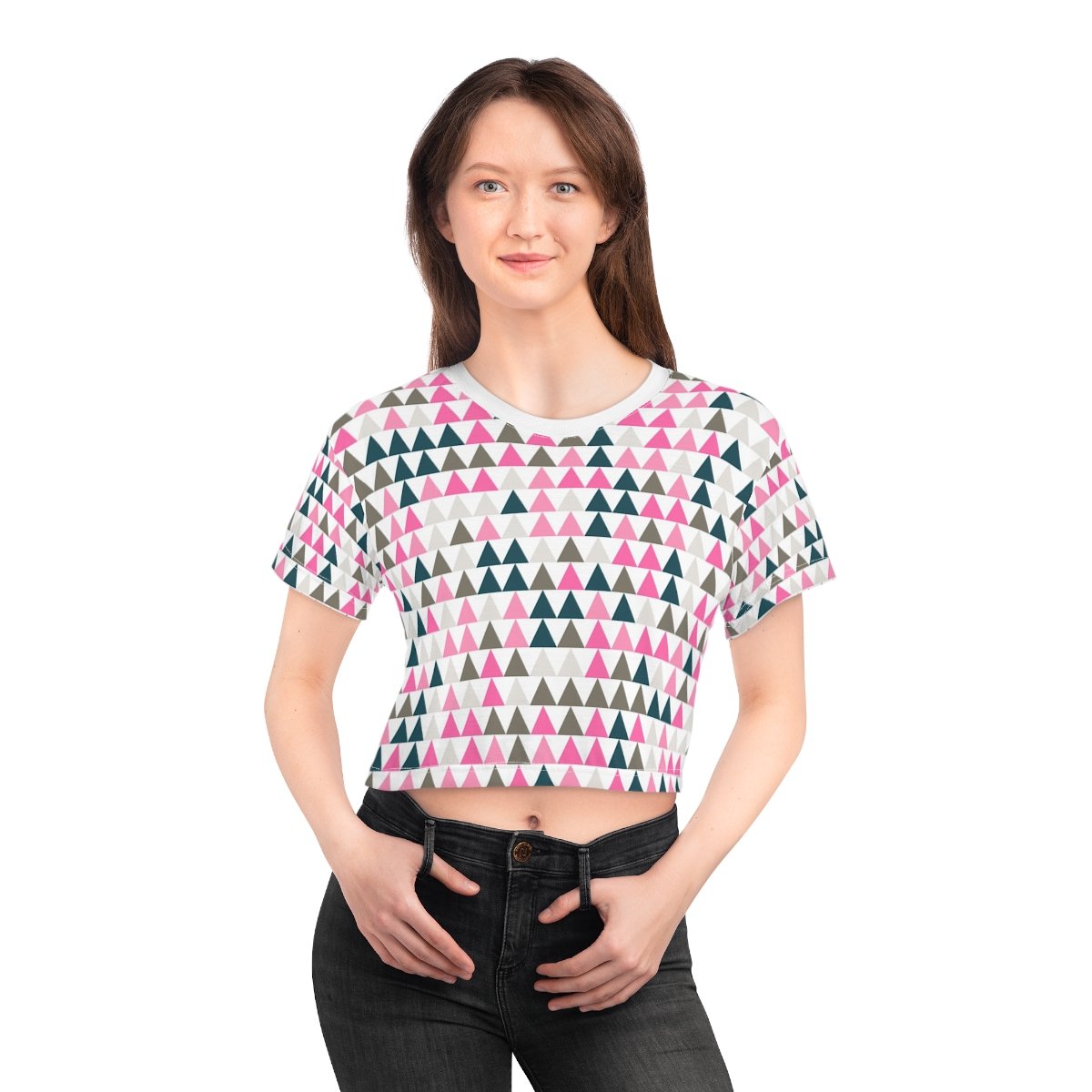 Vintage Rose PT Female Crop Top - Image 1