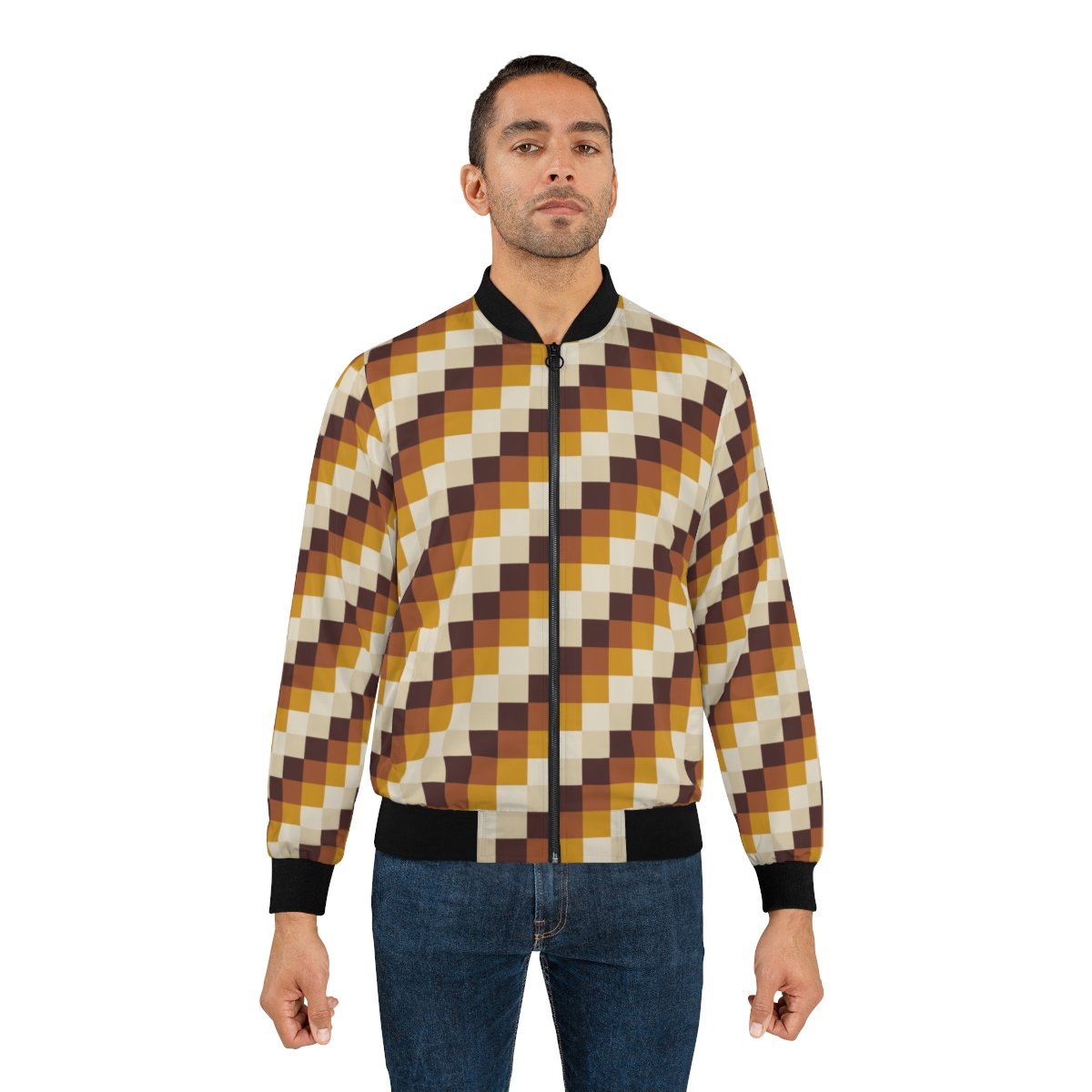 Wheat Whisper PS Men Bomber Jacket - Image 1