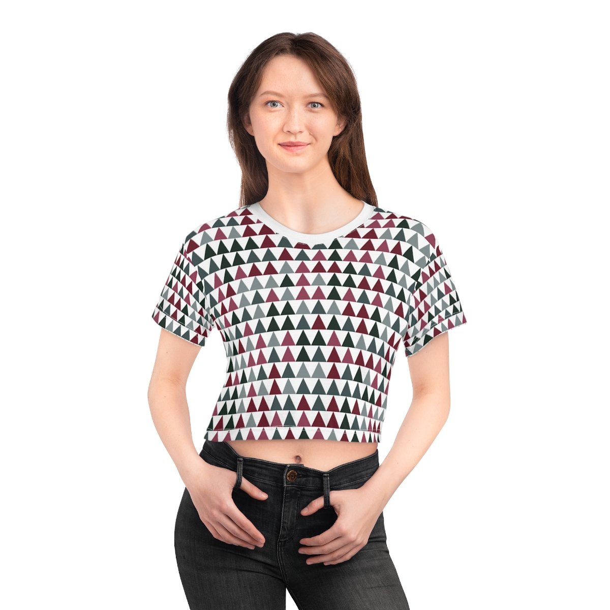 Wine Forest PT Female Crop Top - Image 1