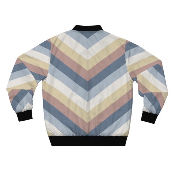 Winter Sunrise Chevron Men Bomber Jacket
