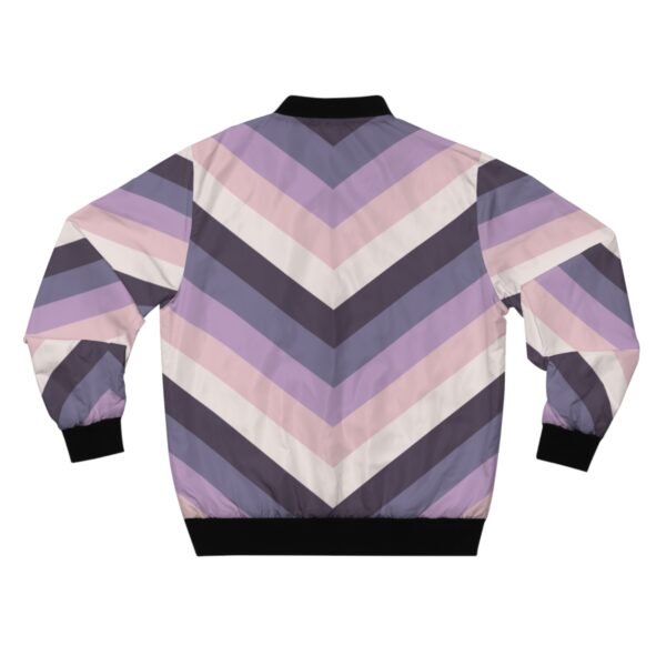 Winter Sunset Chevron Men Bomber Jacket