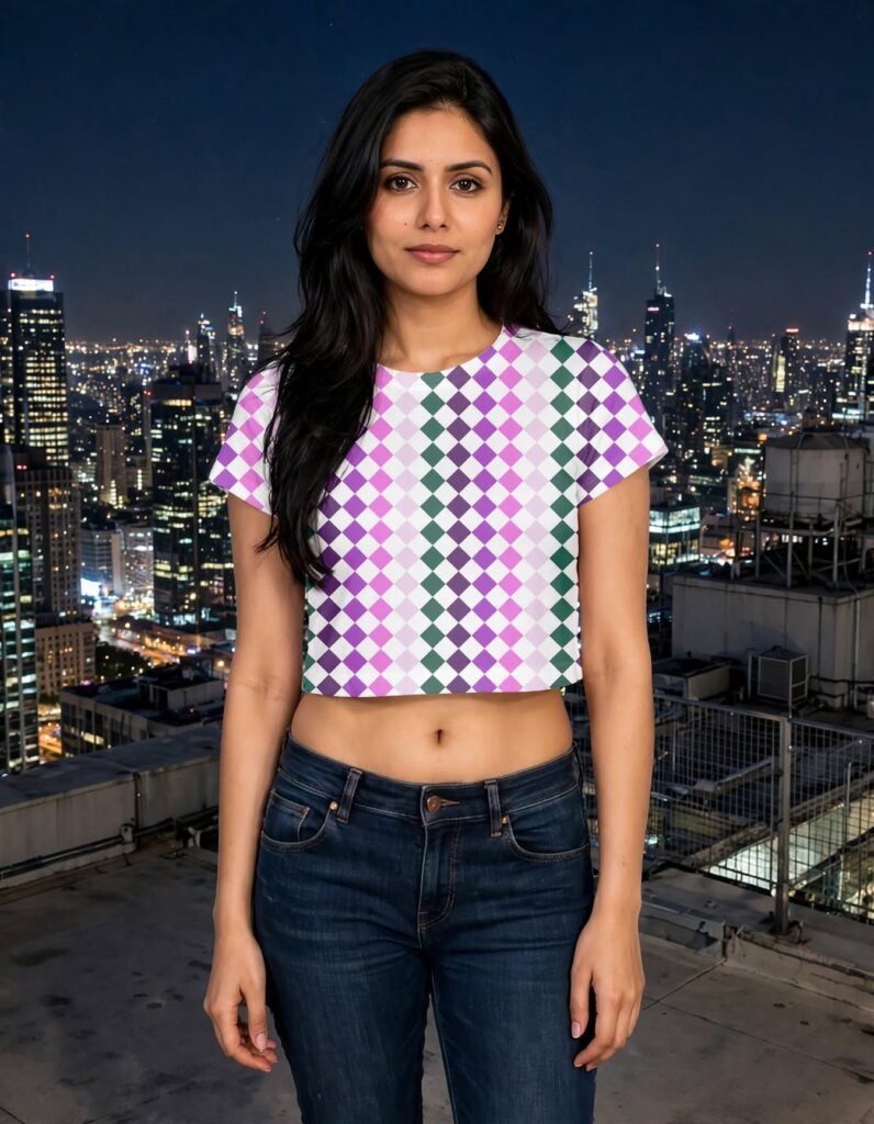 Berry Tease PDC Crop Top