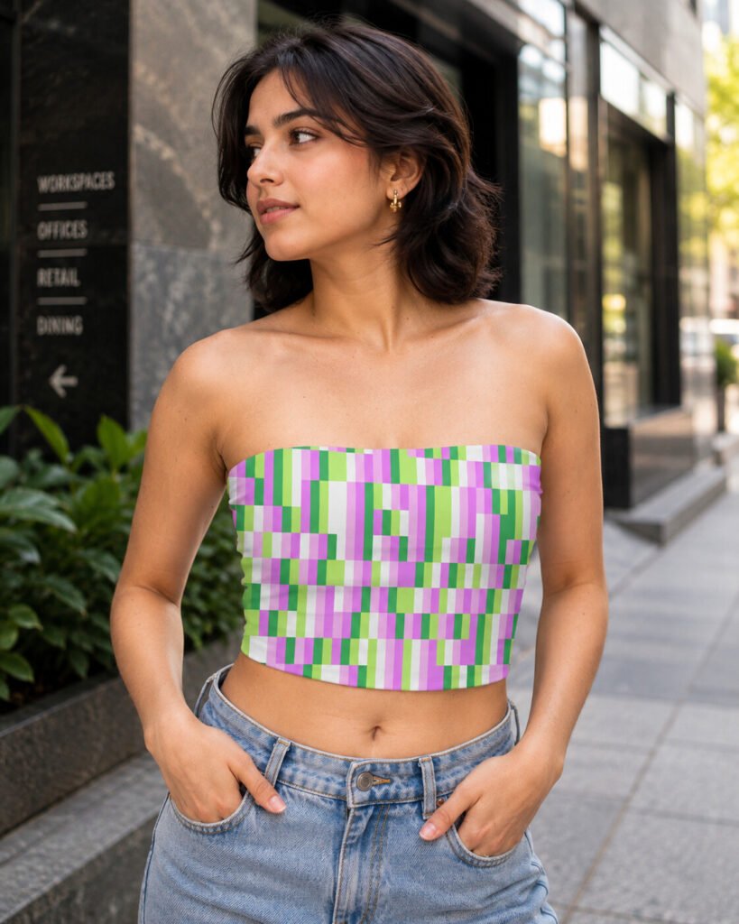 Bubble Pop LGRA Tube Top