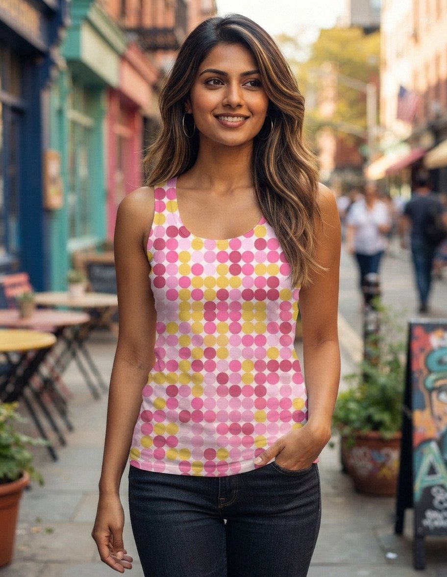 Bubblegum Sunrise PC Women Tank Top - Image 1