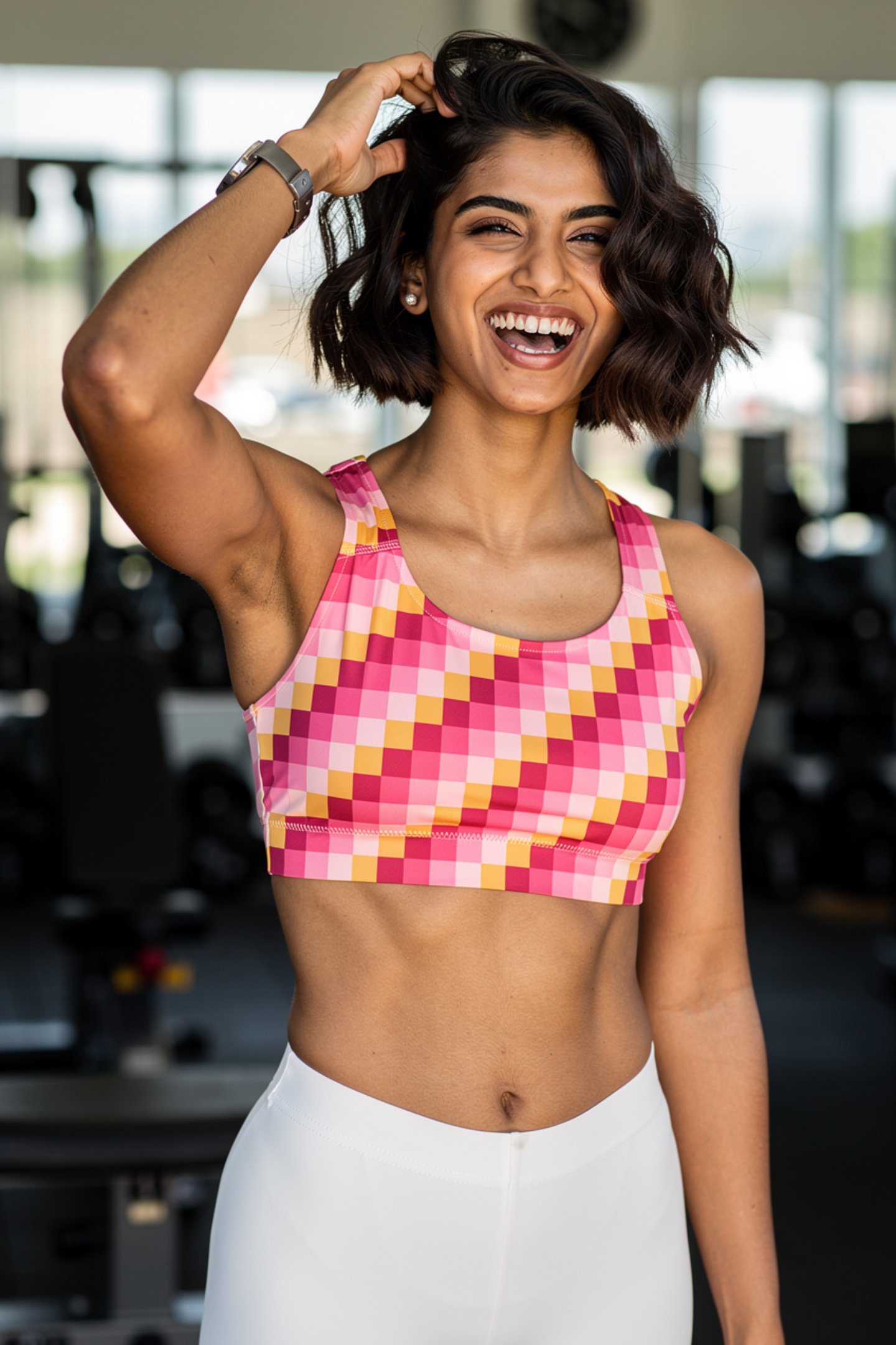 Bubblegum Sunrise PS Sports Bra - Image 1