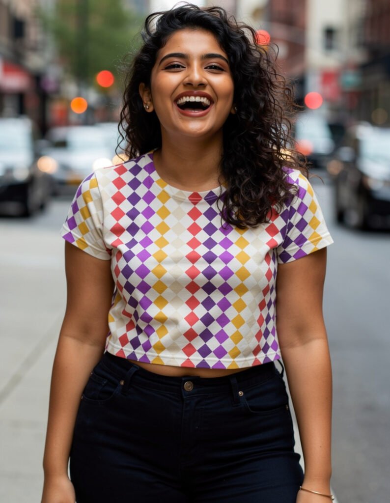 Carnival Crush PDC Crop Top
