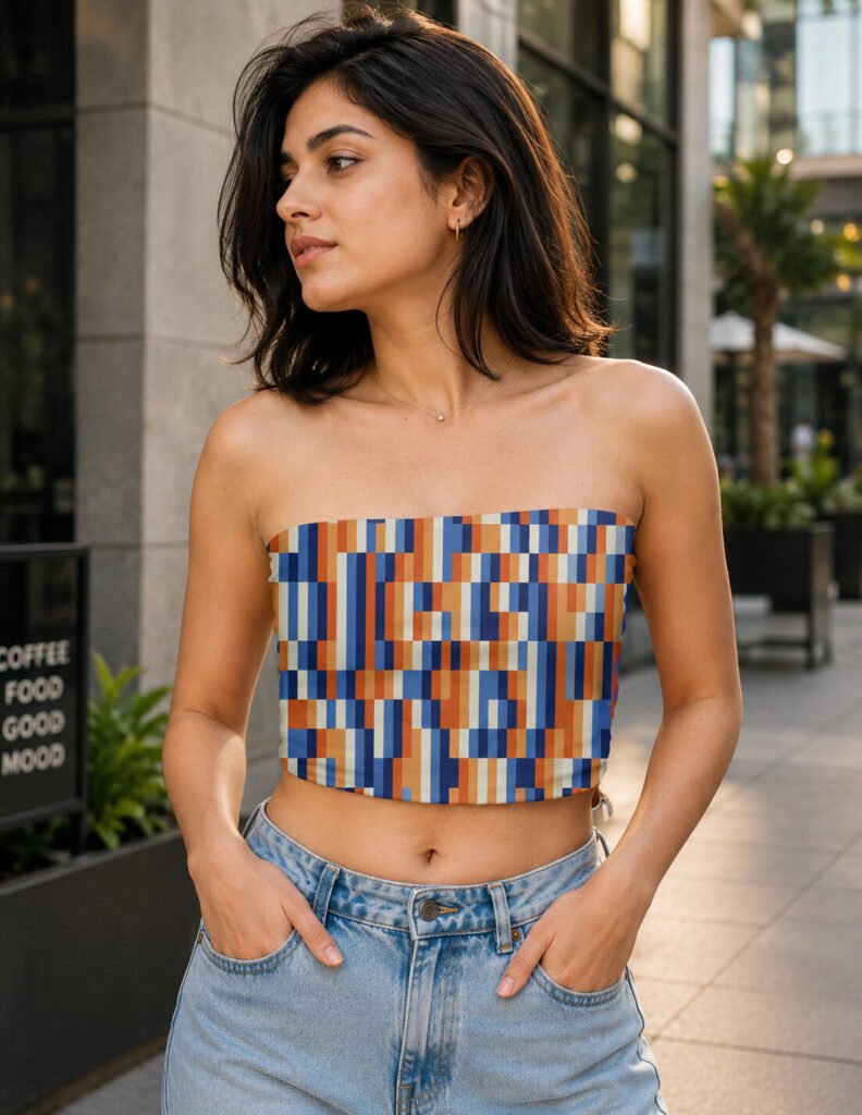 Citrus Wave LGRA Tube Top