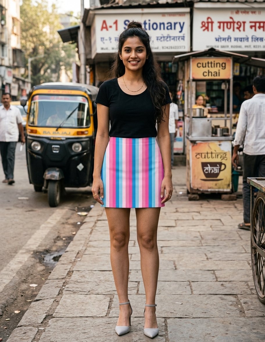 Cotton Candy Sky LGHP Mini Skirt - Image 1