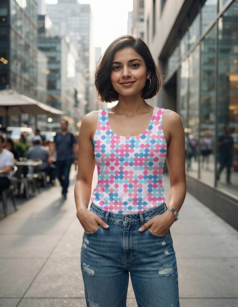 Cotton Candy Sky PC Women Tank Top