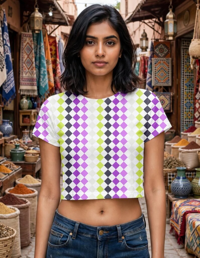 Electric Plum PDC Crop Top