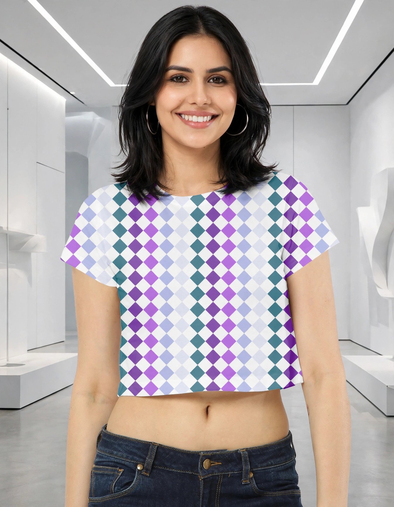 Frozen Focus PDC Crop Top - Image 1