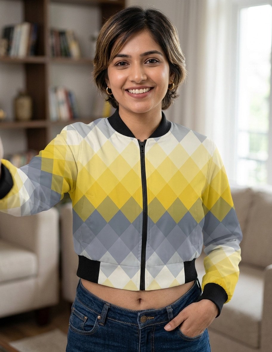 Golden Ash LGVGT Women Bomber Jacket - Image 1