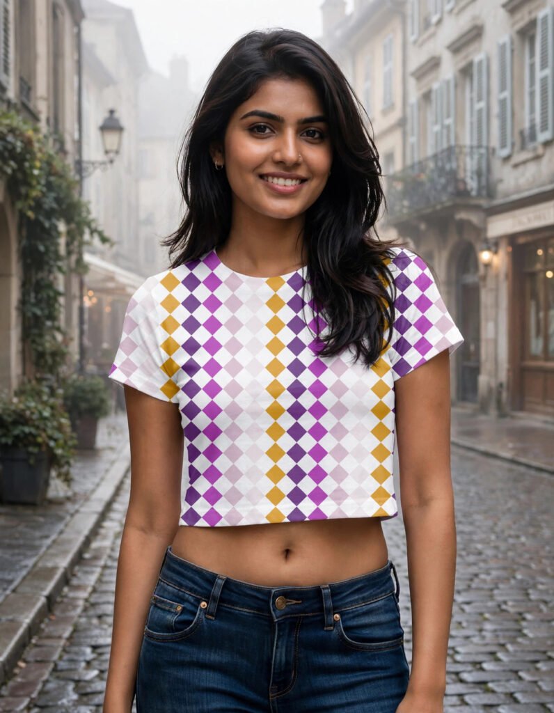 Golden Cabana PDC Crop Top