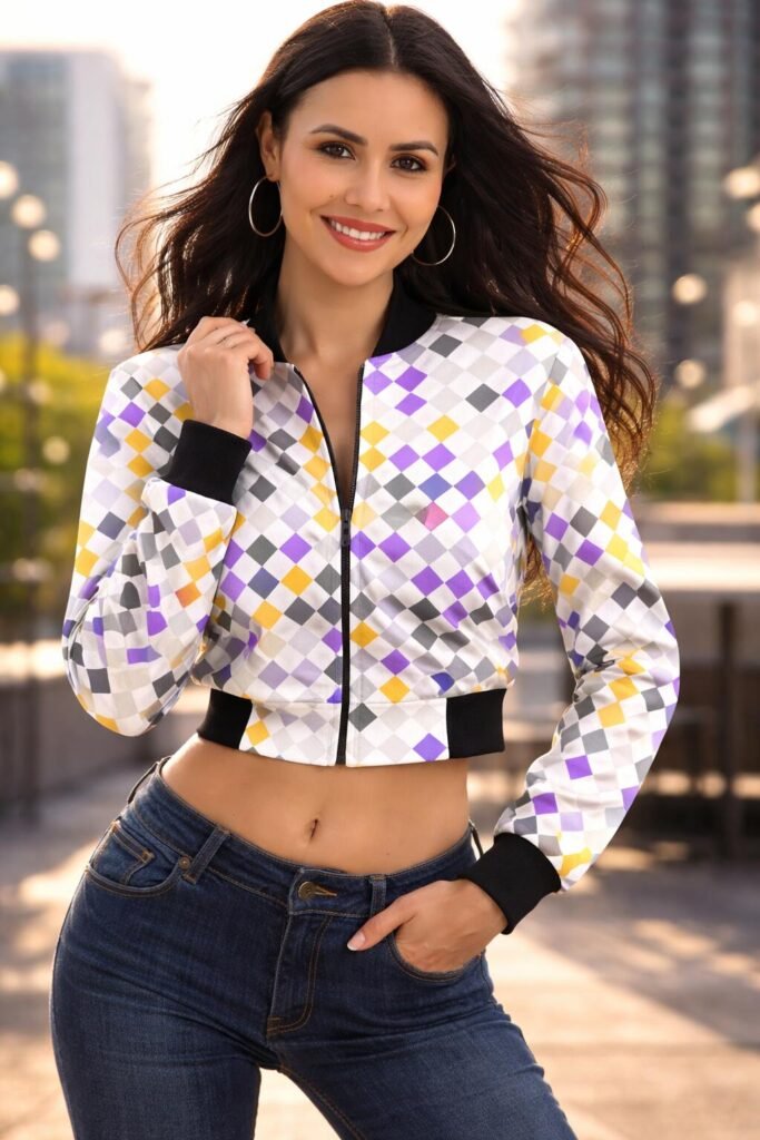 Golden Beam PD Women Bomber Jacket