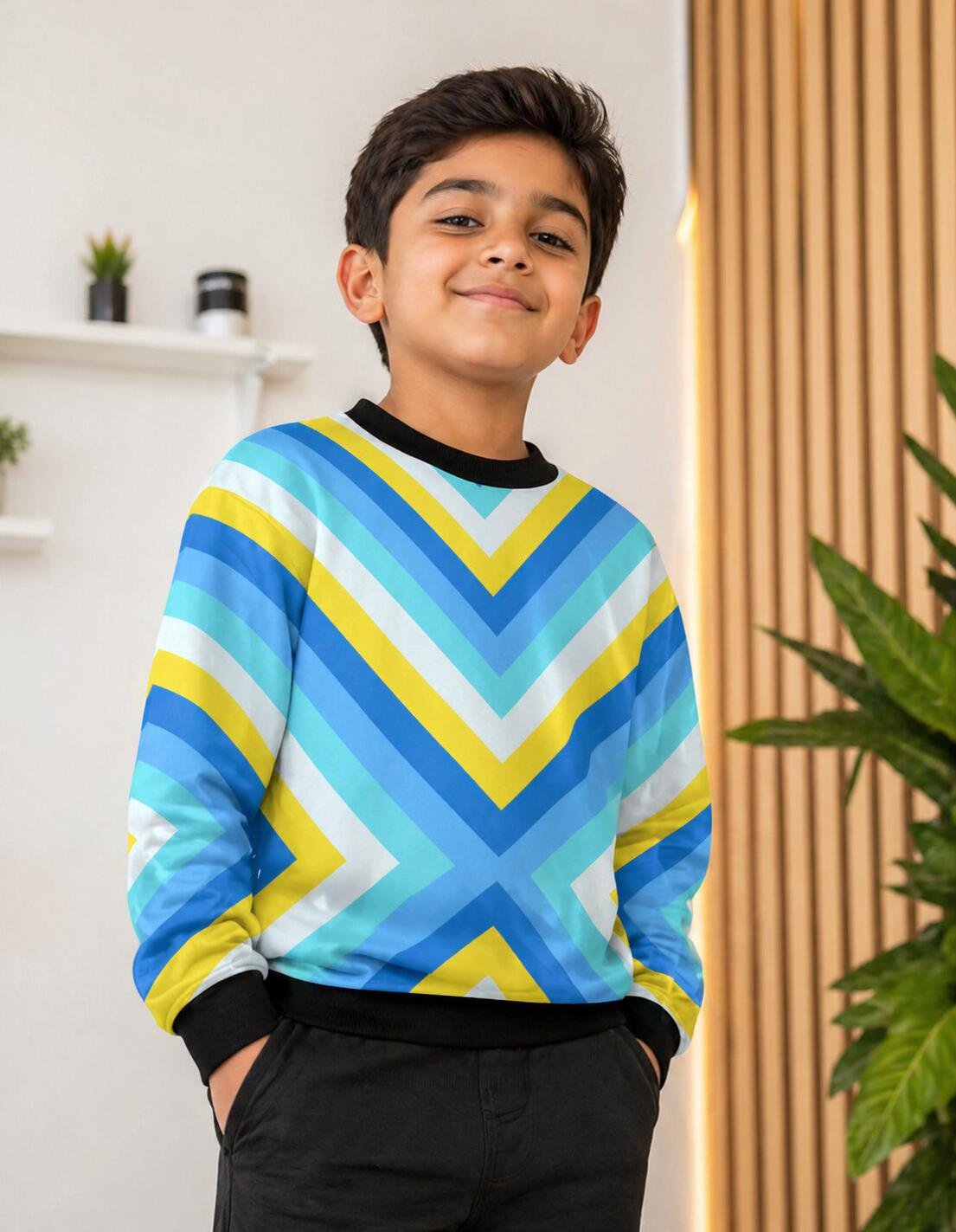 Island Pulse BigX Kids Sweat Shirt - Image 1