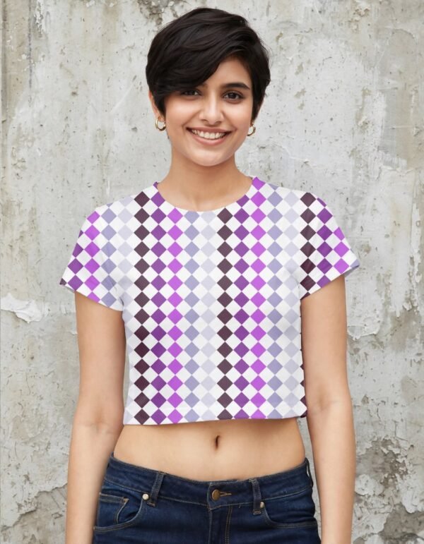 Lavender Eclipse PDC Crop Top - Image 1