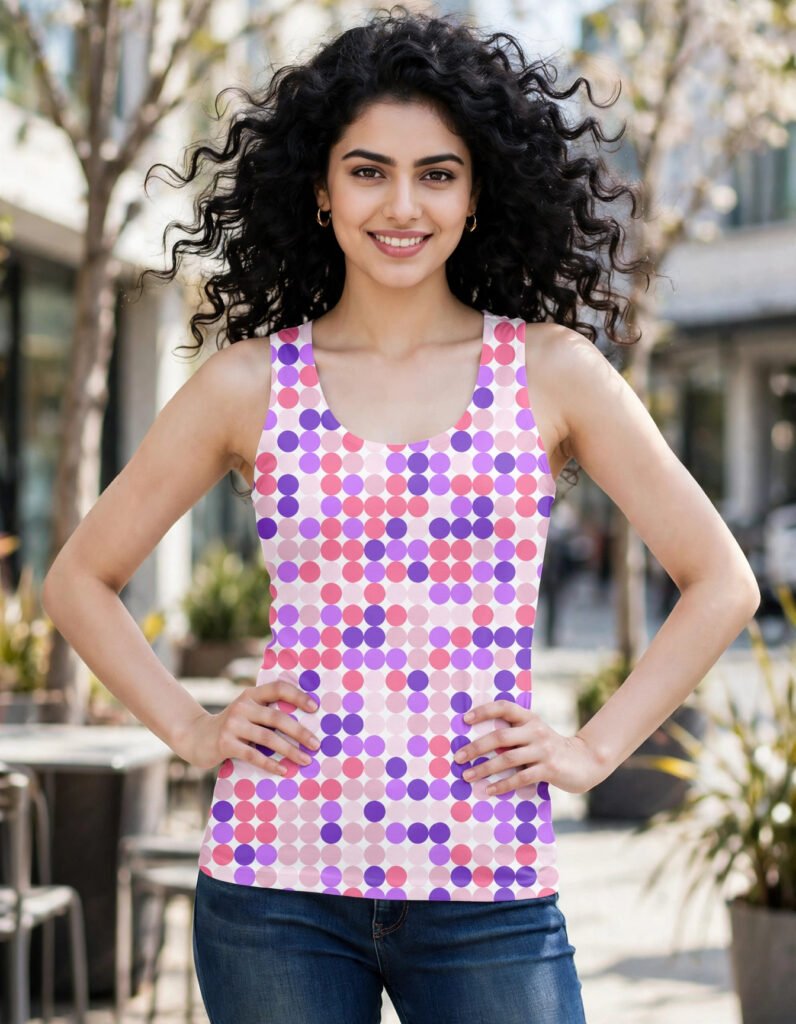 Lavender Kisses PC Women Tank Top