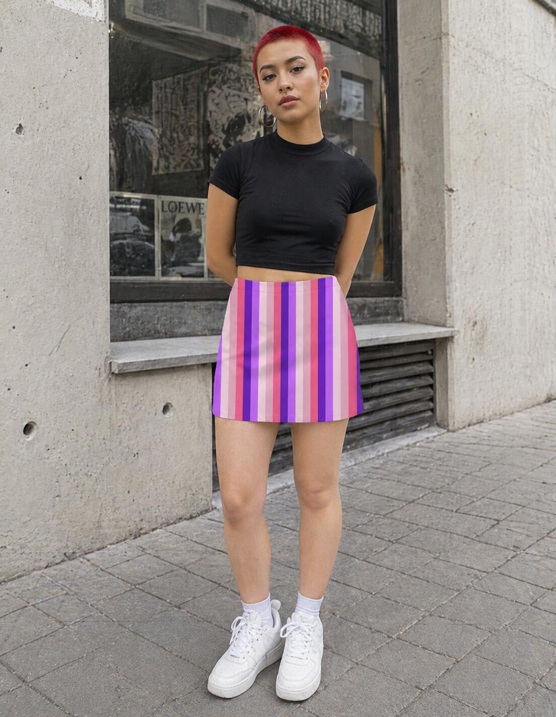 Lavender Kisses LGHP Mini Skirt - Image 1