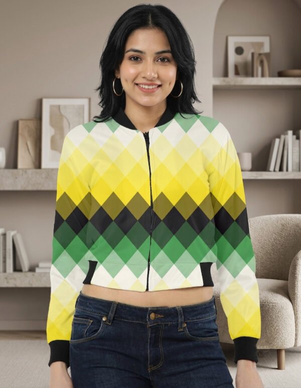 LeafGreen LGVGT Women Bomber Jacket - Image 1