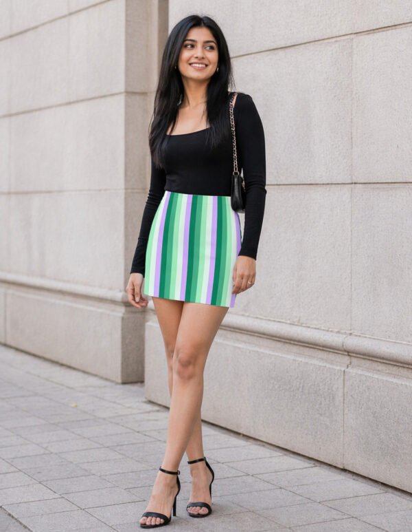 Lilac Mist LGHP Mini Skirt