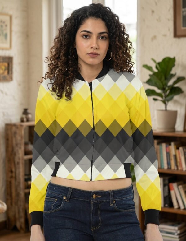 MidnightBlack LGVGT Women Bomber Jacket