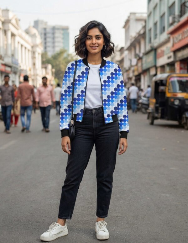 Ocean Breeze PC Women Bomber Jacket - Image 1