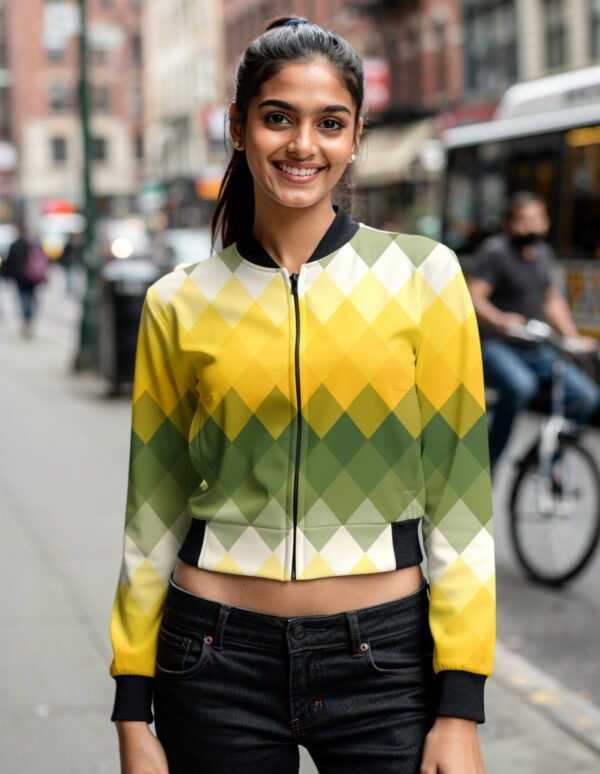 OliveGlow LGVGT Women Bomber Jacket