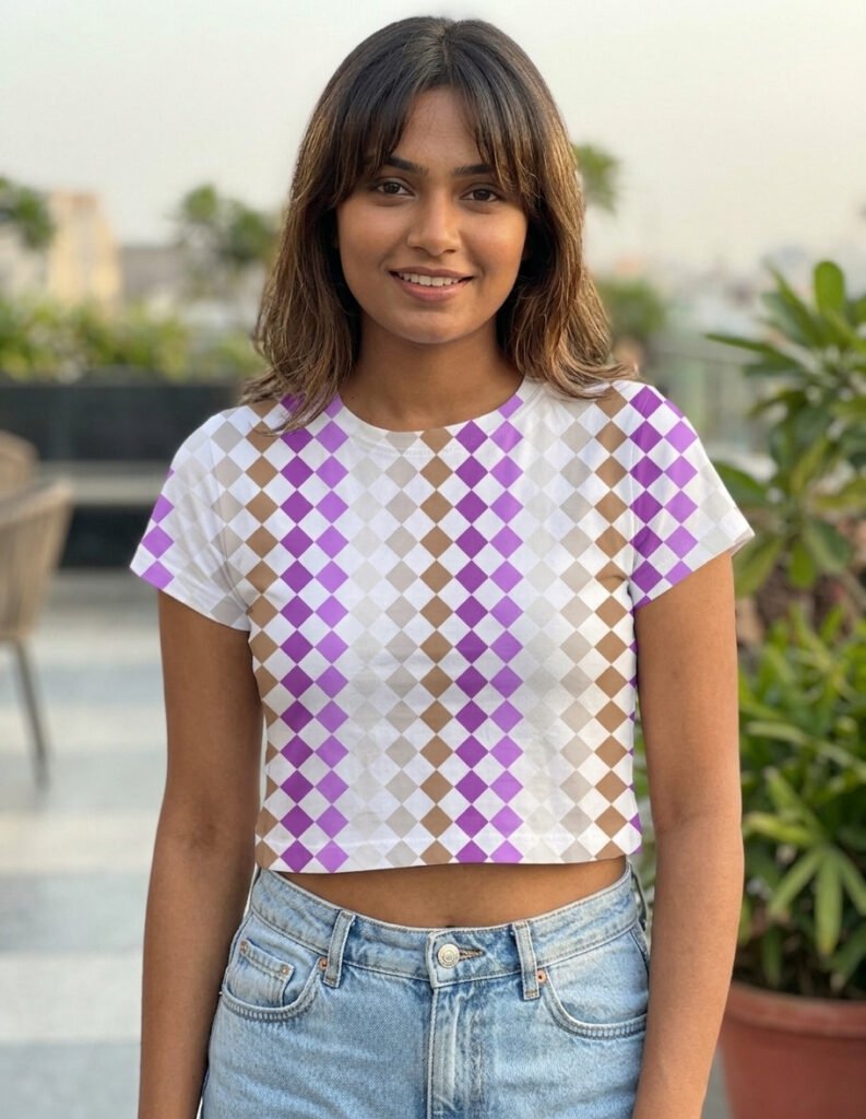 Orchid Dune PDC Crop Top