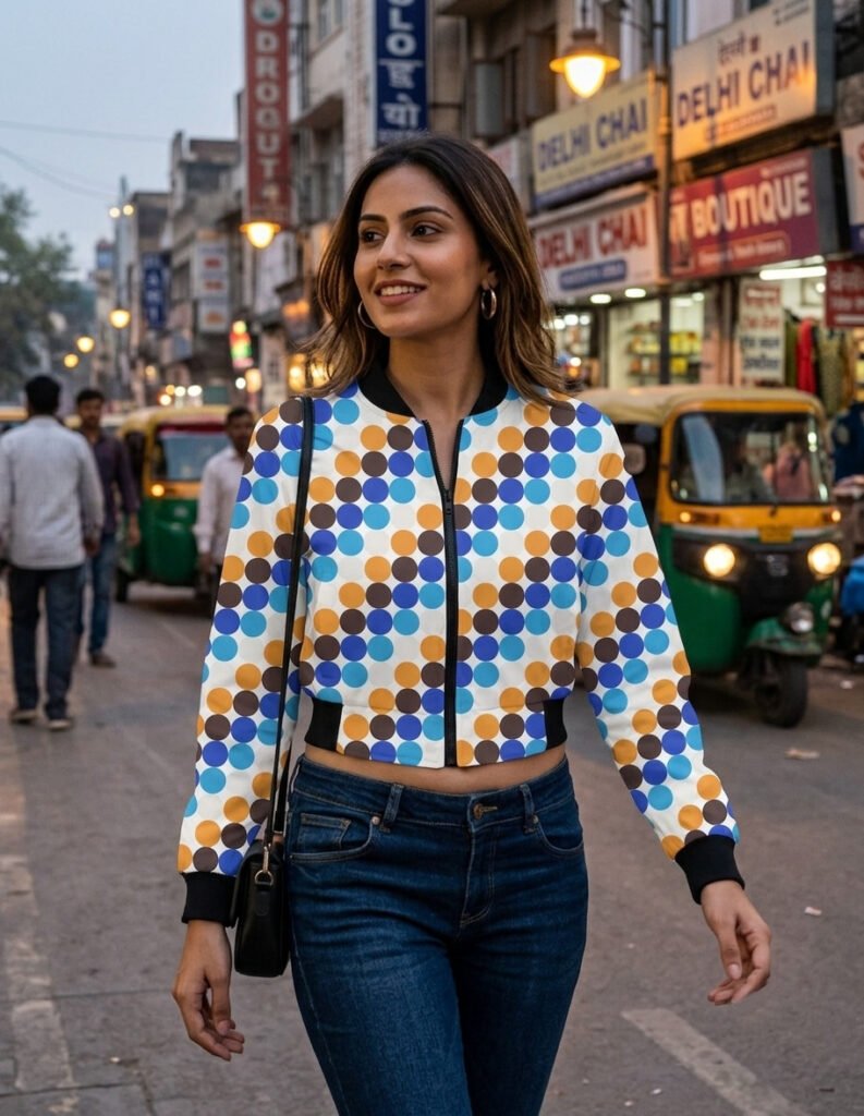 Retro Boost PC Women Bomber Jacket