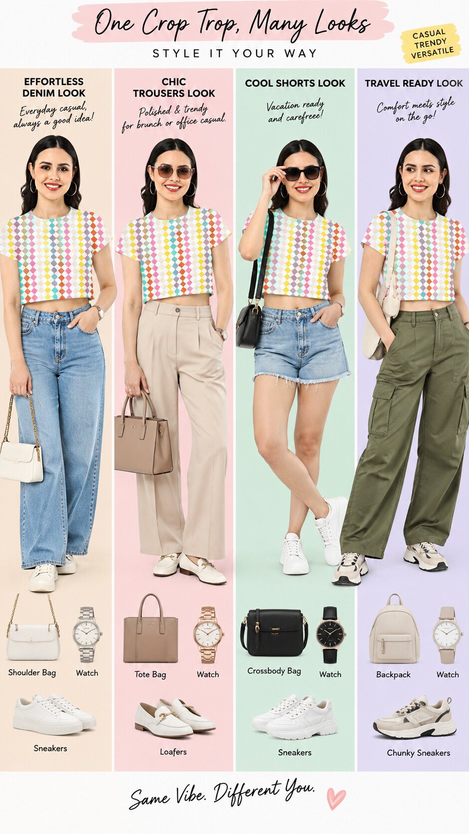 Romantic Dreamy PDC Crop Top - Image 2