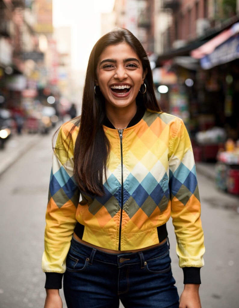 SunsetFlame LGVGT Women Bomber Jacket