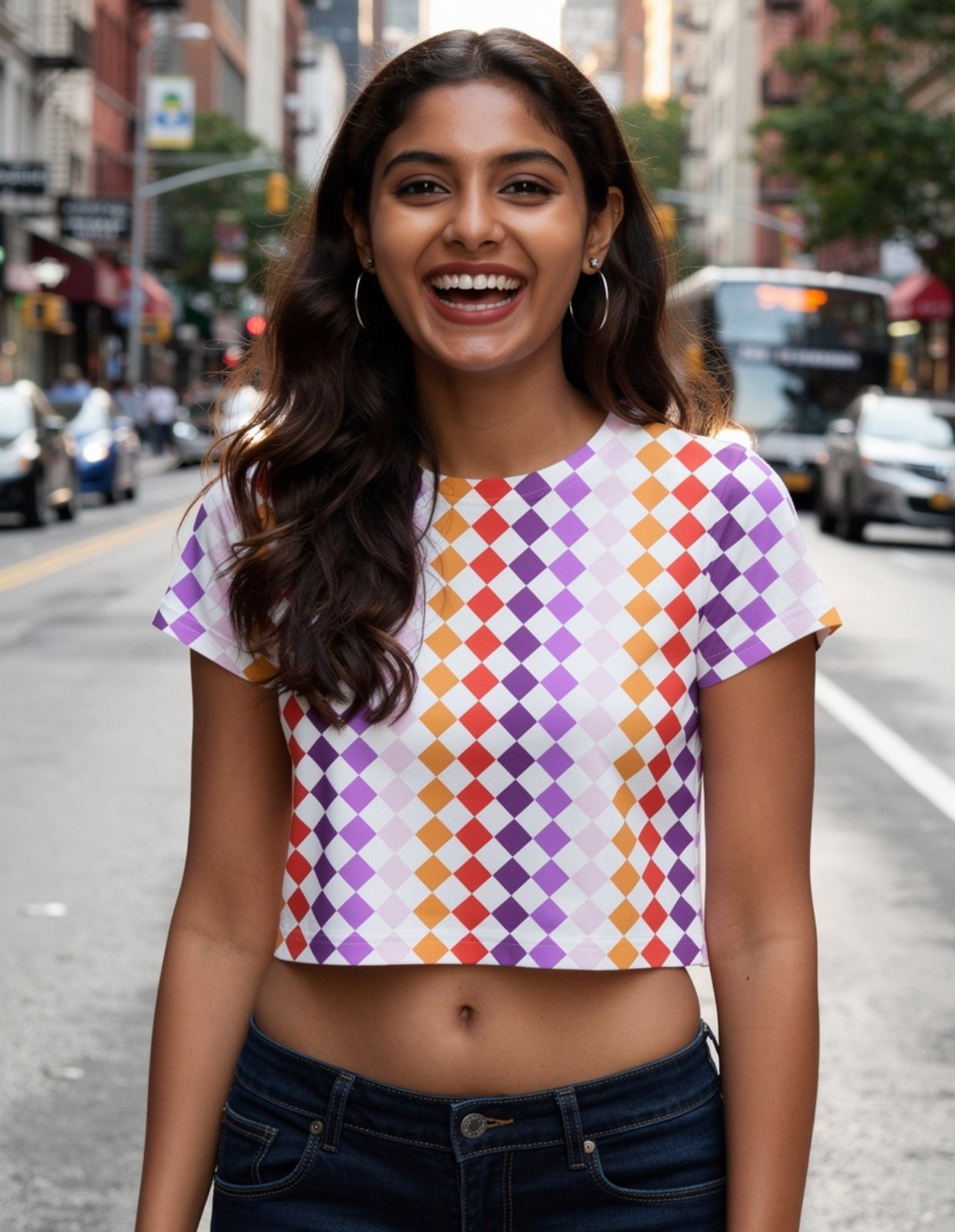 Sunset Disco PDC Crop Top - Image 1