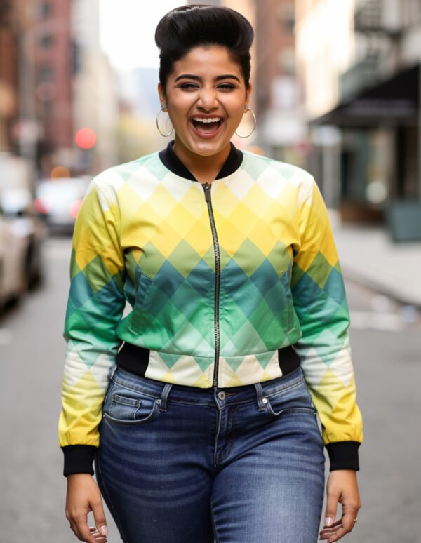 TropicalDawn LGVGT Women Bomber Jacket