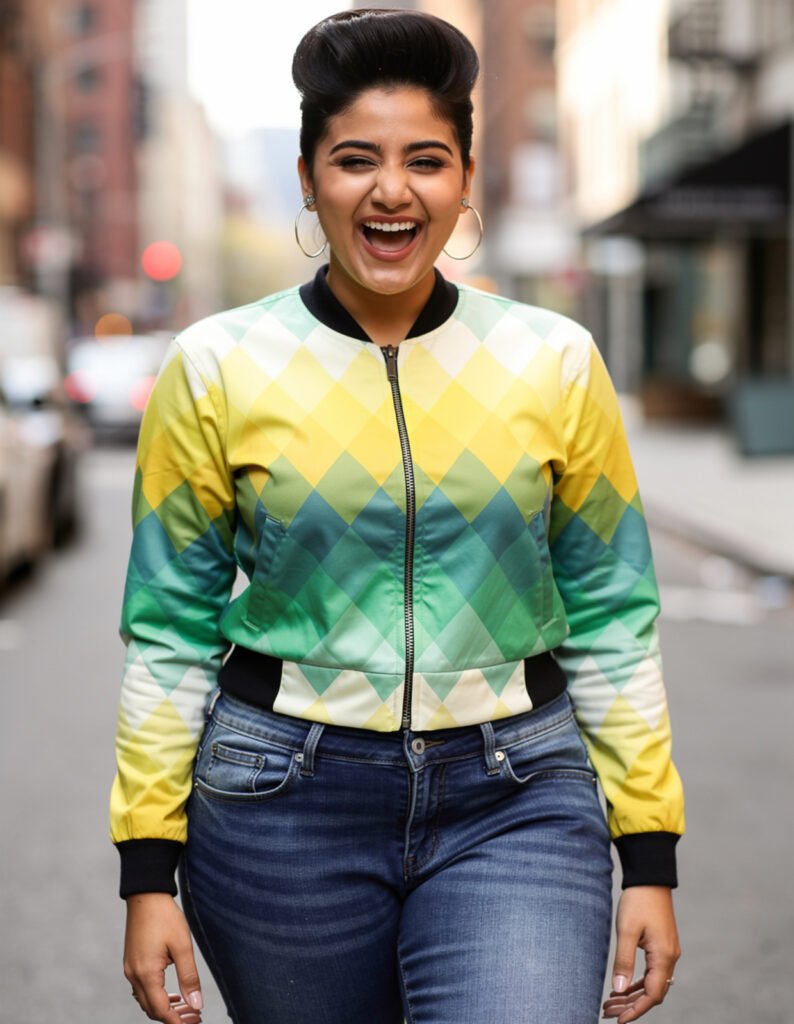 TropicalDawn LGVGT Women Bomber Jacket