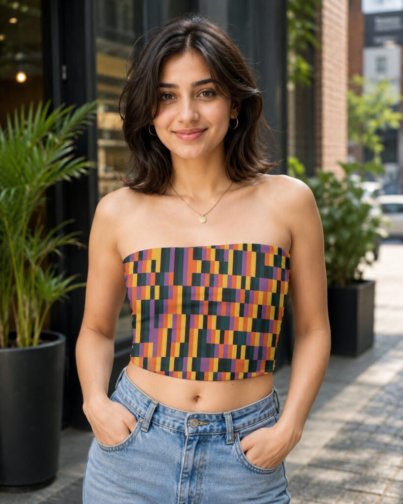 Tropical Harmony LGRA Tube Top