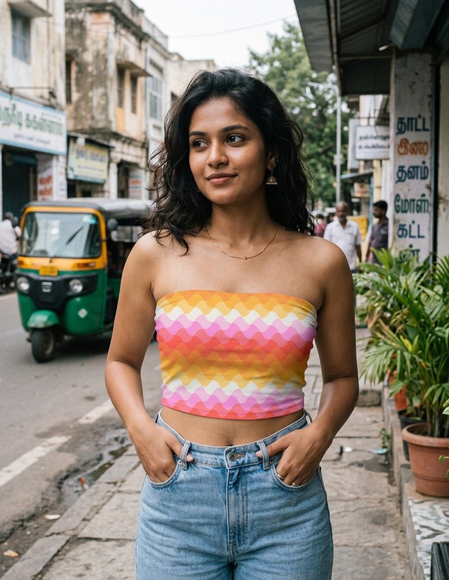 Tropical Sunset GTRS Tube Top - Image 1