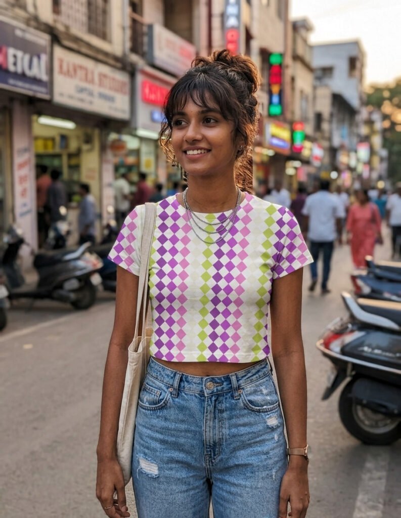 Tutti Frutti Pop PDC Crop Top